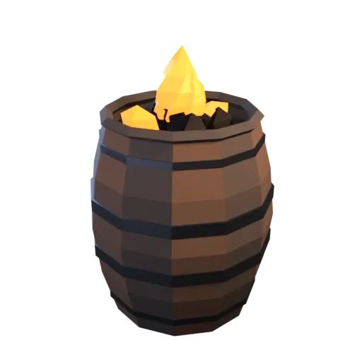 Barrel: a generated low-poly game asset