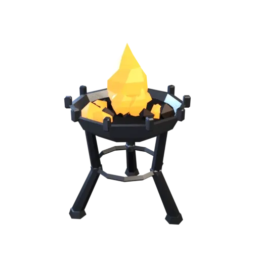 Brazier: a generated low-poly game asset
