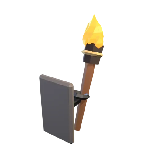 Torch: a generated low-poly game asset